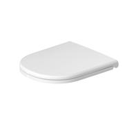 Siège de WC Duravit D-Code, amovible, avec fermeture automatique, fixation par pin, 374x433mm, blanc brillant, charnières en inox, 0021, 0028190000, 0028190000, Versione: Cerniere autoassemblate