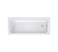 Baignoires Duravit D-Code, 1700x700mm, rectangulaire, à encastrer, 230 litres, 1 pente de dossier, blanc brillant, 700670000000000, 700670000000000