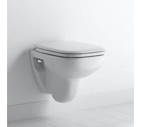Duravit D-Code WC a parete Compact versione corta, 2211090000, Compact D-Code bianco [Ceramica da Bagno > WC]