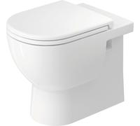 Duravit D-Code WC au sol Back to Wall, chasse deau basse, rimless, 370x570x400mm, blanc brillant, 2037090000, 2037090000