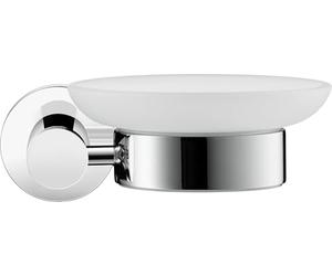 Duravit D-codice Portasapone, Ottone Vetro, Finitura cromata, 137x120x53 mm