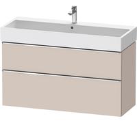 Duravit D-Neo bâti-support lavabo suspendu, 1184x625x442mm, 1 tiroir, avec poignée chrome, DE4375010910000, DE4375010910000, Colorazione: Taupe Matt DÃ©cor