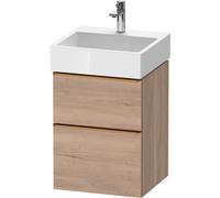 Duravit D-Neo bâti-support lavabo suspendu, 484x625x442mm, 1 tiroir, avec poignée bronze brossé, DE4370004550000, DE4370004550000, Colorazione: Rovere marmorizzato Decorazione