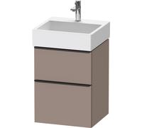 Duravit D-Neo bâti-support lavabo suspendu, 484x625x442mm, 1 tiroir, avec poignée diamant noir, DE43700BD430000, DE43700BD430000, Colorazione: Basalto opaco decoro opaco