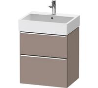 Duravit D-Neo bâti-support lavabo suspendu, 584x625x442mm, 1 tiroir, avec poignée chrome, DE4371010430000, DE4371010430000, Colorazione: Basalto opaco decoro opaco