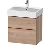 Duravit D-Neo bâti-support lavabo suspendu, 684x625x442mm, 1 tiroir, avec poignée bronze brossé, DE4372004550000, DE4372004550000, Colorazione: Rovere marmorizzato Decorazione
