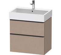 Duravit D-Neo bâti-support lavabo suspendu, 684x625x442mm, 1 tiroir, avec poignée diamant noir, DE43720BD750000, DE43720BD750000, Colorazione: Decoro opaco in lino