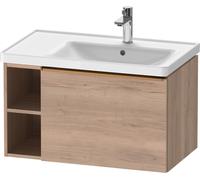 Duravit D-Neo bâti-support lavabo suspendu, 784x440x452mm, 1 tiroir, 1 compartiment ouvert sur le côté gauche, avec poignée bronze brossé, DE4257004550000, DE4257004550000, Colorazione: Rovere marmori