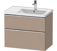 Duravit D-Neo bâti-support lavabo suspendu, 784x625x452mm, 1 tiroir, avec poignée chrome, DE4358010750000, DE4358010750000, Colorazione: Decoro opaco in lino