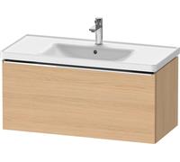 Duravit D-Neo bâti-support lavabo suspendu, 984x440x452mm, 1 tiroir, avec poignée chrome, DE4256010300000, DE4256010300000, Colorazione: Decoro rovere naturale opaco