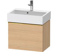 Duravit D-Neo bâti-support lavabo suspendu, Compact, 584x440x372mm, 1 tiroir, avec poignée or poli, DE4229034300000, DE4229034300000, Colorazione: Decoro rovere naturale opaco