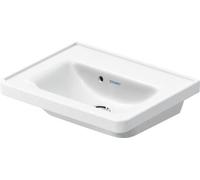 Duravit D-Neo lavabo 50x40 cm rettangolare a parete-da mobile bianco 0742500060