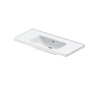 Duravit Lavabo sospeso D-Neo 100,5x480 mm senza foro per rubinetto con sfioratore Bianco 2367100060