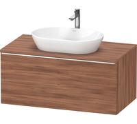 Duravit D-Neo Meuble sous-lavabo en console suspendu, 1000x459x550mm, 1 tiroir, avec poignée chrome, DE4948010790000, DE4948010790000, Colorazione: Decoro noce opaco