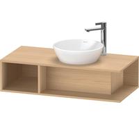 Duravit D-Neo Meuble sous-lavabo en console suspendu, Compact, 1000x260x480mm, 1 compartiment ouvert sur le côté gauche, DE493903030, DE493903030, Colorazione: Rovere naturale decorativo