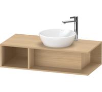 Duravit D-Neo, meuble sous-lavabo mural, largeur 1000 x profondeur 480mm, 1x compartiment ouvert sur le côté gauche, DE493903030, DE493903030, Colorazione: Natura di quercia