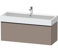 Duravit D-Neo, meuble sous-lavabo mural, largeur 1184 x profondeur 442mm, 1x coulissant, avec poignée, DE427504343, DE427504343, Colorazione: Basalto opaco decoro opaco
