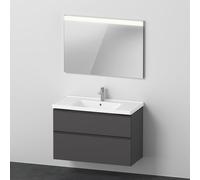 Duravit D-Neo mobile con lavabo, con specchio, DE011404949, D-Neo; Universal [Mobili da Bagno > Set Mobili da Bagno]