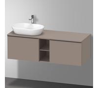 Duravit D-Neo mobile con top, 2 scomparti estraibili, DE4950LBD430000, DE4950L4343 D-Neo [Mobili da Bagno > Mobili Lavabo]