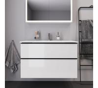 Duravit D-Neo mobile sottolavabo, 2 scomparti estraibili, DE43630BD220000, DE436302222 D-Neo [Mobili da Bagno > Mobili Lavabo]