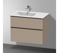 Duravit D-Neo mobile sottolavabo, 2 scomparti estraibili, DE43660BD750000, DE436607575 D-Neo [Mobili da Bagno > Mobili Lavabo]