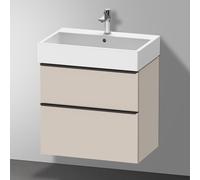 Duravit D-Neo mobile sottolavabo, 2 scomparti estraibili, DE43720BD910000, DE437209191 D-Neo [Mobili da Bagno > Mobili Lavabo]