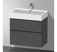 Duravit D-Neo mobile sottolavabo, 2 scomparti estraibili, DE43730BD490000, DE437304949 D-Neo [Mobili da Bagno > Mobili Lavabo]