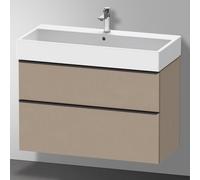Duravit D-Neo mobile sottolavabo, 2 scomparti estraibili, DE43740BD750000, DE437407575 D-Neo [Mobili da Bagno > Mobili Lavabo]