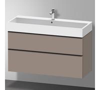 Duravit D-Neo mobile sottolavabo, 2 scomparti estraibili, DE43750BD430000, DE437504343 D-Neo [Mobili da Bagno > Mobili Lavabo]