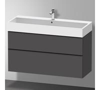 Duravit D-Neo mobile sottolavabo, 2 scomparti estraibili, DE43750BD490000, DE437504949 D-Neo [Mobili da Bagno > Mobili Lavabo]