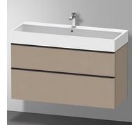 Duravit D-Neo mobile sottolavabo, 2 scomparti estraibili, DE43750BD750000, DE437507575 D-Neo [Mobili da Bagno > Mobili Lavabo]