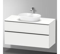 Duravit D-Neo mobile sottolavabo, 2 scomparti estraibili, DE49690BD180000, DE496901818 D-Neo [Mobili da Bagno > Mobili Lavabo]