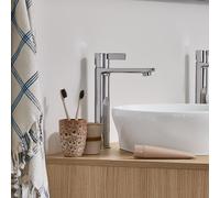 Duravit D-Neo miscelatore monocomando per lavabo L, sporgenza 139 mm, con set di scarico, DE10300010
