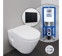 Duravit D-Neo set completo WC sospeso con elemento incasso neeos,, 45780900A1+16791BM#SET, D-Neo bianco [WC > WC con Elementi Incasso]