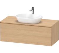 Duravit D-Neo, sous-lavabo en console suspendu, 1200x459x550mm, 1x tiroir, avec poignée bronze brossé, DE4949004300000, DE4949004300000, Colorazione: Rovere naturale decorativo