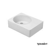 Lavello universale Duravit Scola 615mm con troppopieno, rubinetto foro preforato lavello sinistro, colorazione: Bianco