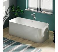 Duravit DuraFoga vasca da bagno freestanding, softcube, 700573000000000, DuraFoga bianco [Vasche da Bagno > Vasche da Bagno Freestanding]