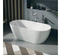 Duravit DuraKanto vasca da bagno freestanding, ovale, 700704320000000, DuraKanto bianco opaco [Vasche da Bagno > Vasche da Bagno Freestanding]