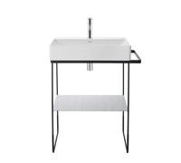 Duravit DuraSquare lavabo pour meuble, 50x47cm, 1 trou pour robinet, sans trop-plein, dessous poncé et émaillé, 2353500071, 2353500071, Colorazione: Bianco