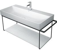 Duravit Inserti in vetro per consolle in metallo per lavabi DuraSquare, 0099658200, DuraSquare bianco/nero [Accessori > per Mobili da Bagno]