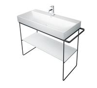 Duravit DuraSquare struttura per lavabo, 0031034600, DuraSquare nero opaco [Mobili da Bagno > Mobili Complementari]