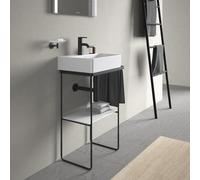 Duravit DuraSquare struttura per lavabo, 0031094600, DuraSquare nero opaco [Mobili da Bagno > Mobili Complementari]