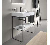 Duravit DuraSquare struttura per lavabo, 0031114600, DuraSquare nero opaco [Mobili da Bagno > Mobili Complementari]