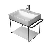 Duravit DuraSquare struttura per lavabo, 0031164600, DuraSquare nero opaco [Mobili da Bagno > Mobili Complementari]