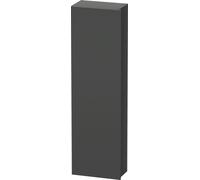 Duravit DuraStyle Armoire haute 1218, 1 porte, charnière à gauche, hauteur : 1400mm, profondeur : 240mm, DS1218L4949, DS1218L4949, Colorazione: Grafite opaco Decor