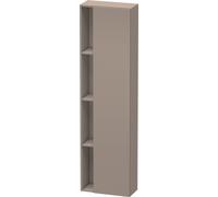 Duravit DuraStyle Armoire haute 1248, 1 porte battante, charnières à droite, hauteur : 1800mm, profondeur : 240mm, DS1248R4343, DS1248R4343, Colorazione: Basalto opaco decoro opaco