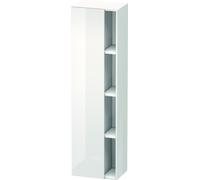 Duravit DuraStyle Armoire haute 1249, 1 porte battante, charnières à droite, hauteur : 1800mm, profondeur : 360mm, DS1249R2218, DS1249R2218, Colorazione: Bianco ad alta brillantezza Decor / Bianco opa