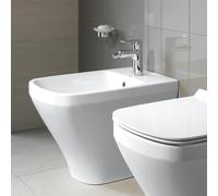 Duravit bidet stand-up DuraStyle 63cm con troppopieno, con panca con foro per rubinetto, 1 foro per rubinetto, Colorazione: Bianco - 2283100000