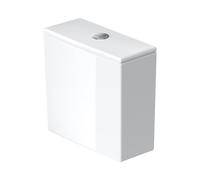 Cisterna Duravit DuraStyle, collegamento sul fondo, colorazione: Bianco