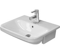 Duravit DuraStyle lavabo 55x45.5 cm semicircolare bianco lucida 0375550000